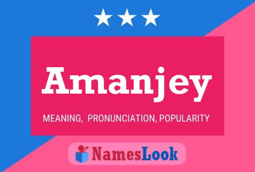 ملصق اسم Amanjey