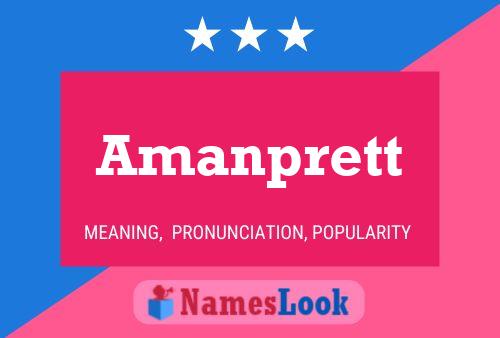 ملصق اسم Amanprett