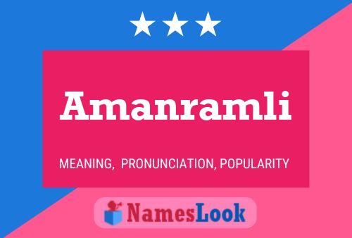 ملصق اسم Amanramli