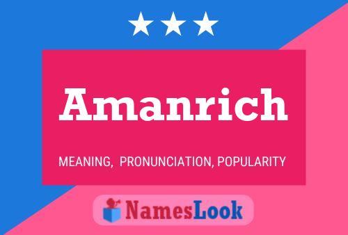 ملصق اسم Amanrich