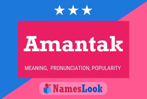 ملصق اسم Amantak