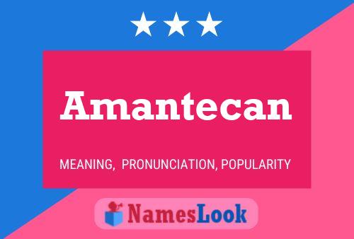 ملصق اسم Amantecan