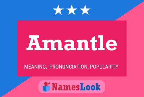 ملصق اسم Amantle