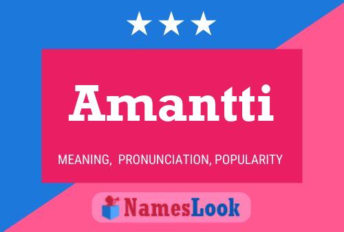 ملصق اسم Amantti