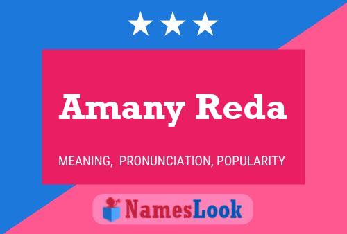 ملصق اسم Amany Reda