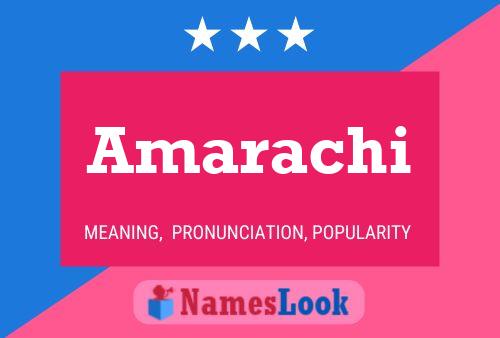 ملصق اسم Amarachi