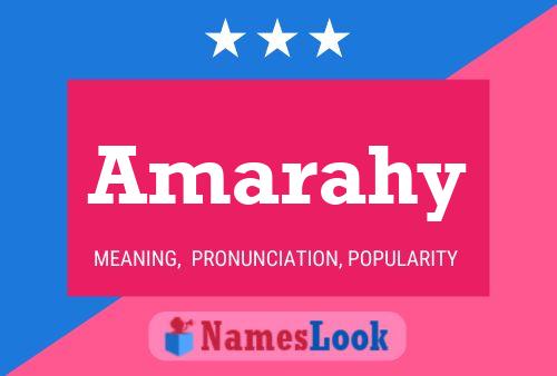 ملصق اسم Amarahy