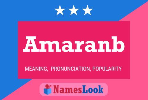 ملصق اسم Amaranb