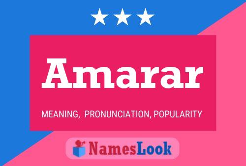 ملصق اسم Amarar