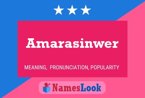 ملصق اسم Amarasinwer