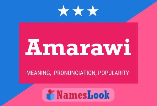 ملصق اسم Amarawi