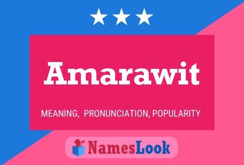 ملصق اسم Amarawit