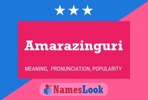 ملصق اسم Amarazinguri