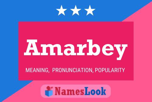 ملصق اسم Amarbey