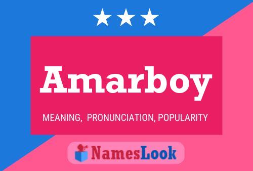 ملصق اسم Amarboy