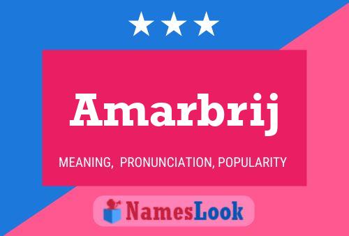 ملصق اسم Amarbrij