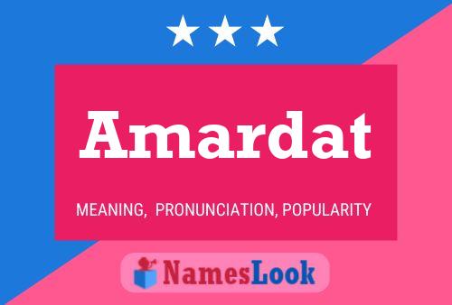 ملصق اسم Amardat