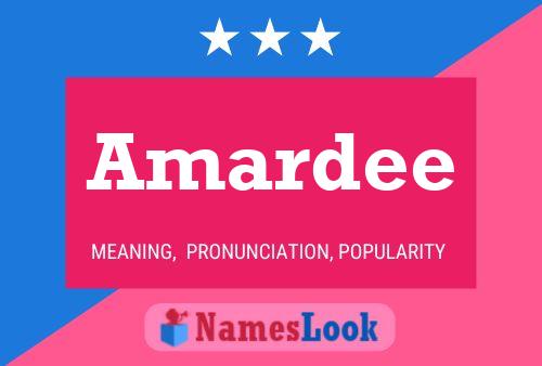 ملصق اسم Amardee