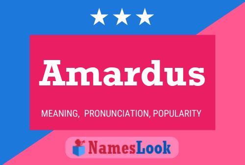 ملصق اسم Amardus