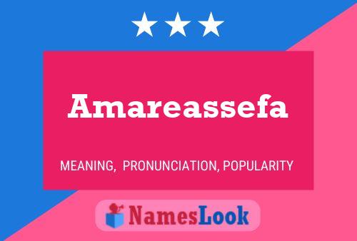 ملصق اسم Amareassefa