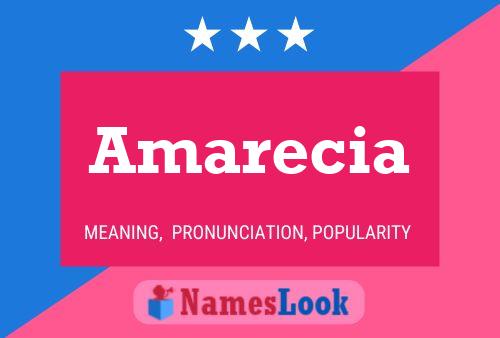 ملصق اسم Amarecia