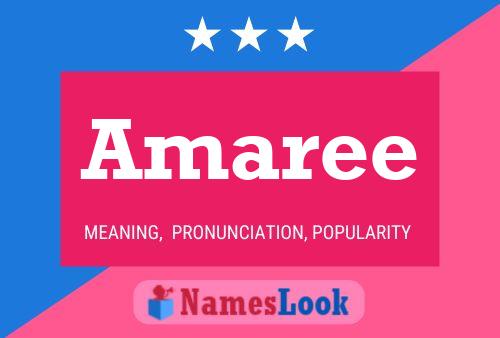 ملصق اسم Amaree