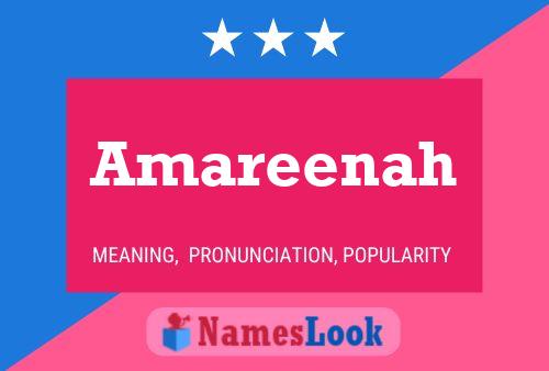 ملصق اسم Amareenah