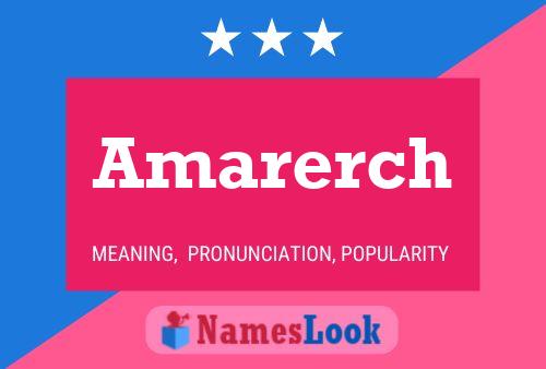 ملصق اسم Amarerch