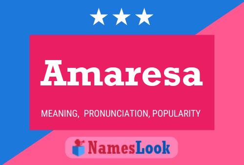 ملصق اسم Amaresa