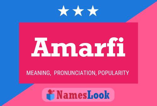 ملصق اسم Amarfi