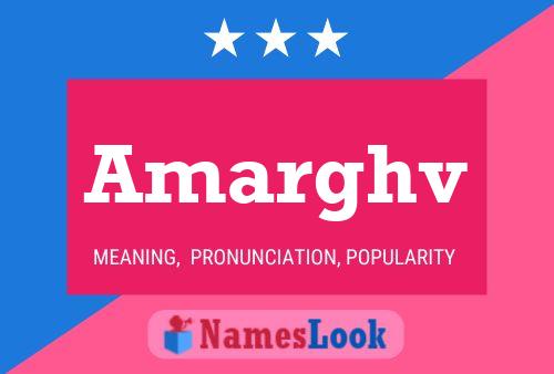 ملصق اسم Amarghv