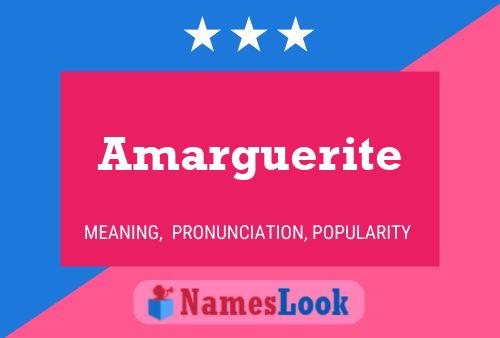 ملصق اسم Amarguerite