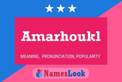 ملصق اسم Amarhoukl