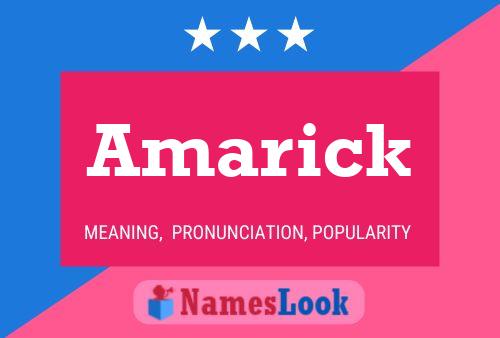 ملصق اسم Amarick