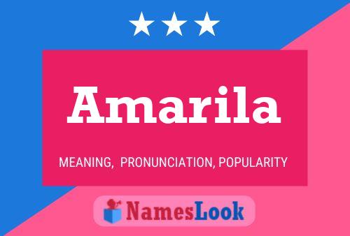 ملصق اسم Amarila