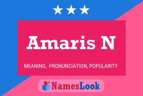 ملصق اسم Amaris N