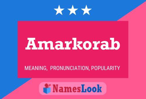 ملصق اسم Amarkorab