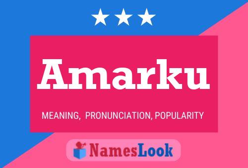 ملصق اسم Amarku