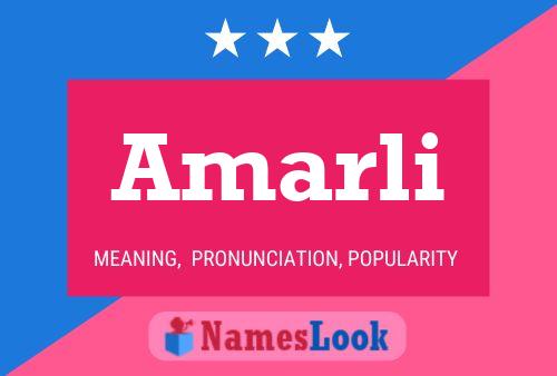 ملصق اسم Amarli