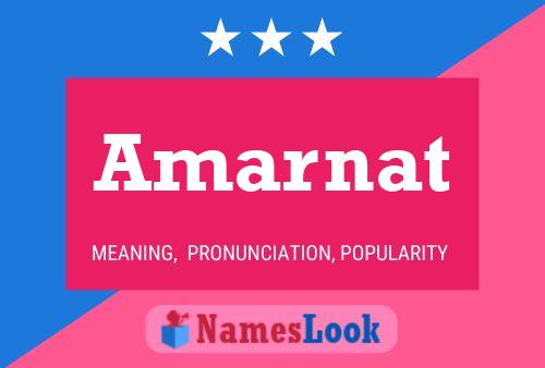 ملصق اسم Amarnat