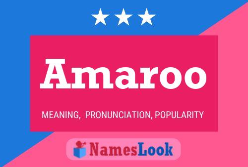 ملصق اسم Amaroo