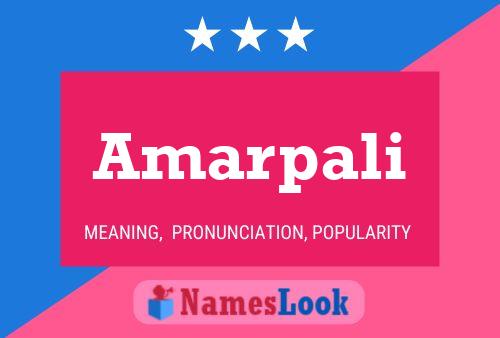 ملصق اسم Amarpali