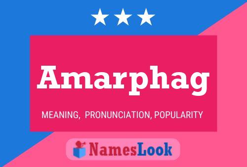 ملصق اسم Amarphag