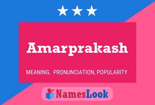 ملصق اسم Amarprakash