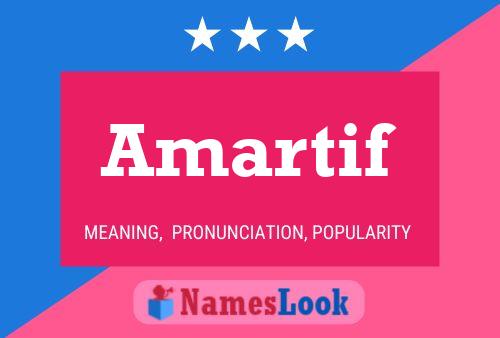 ملصق اسم Amartif