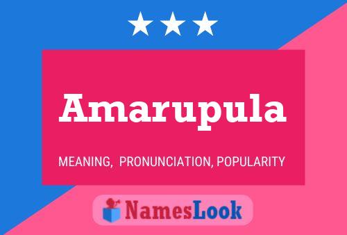 ملصق اسم Amarupula