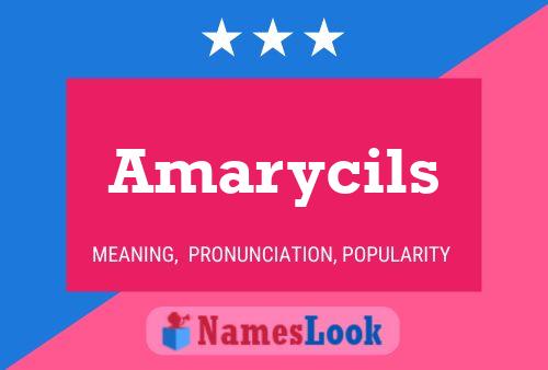 ملصق اسم Amarycils