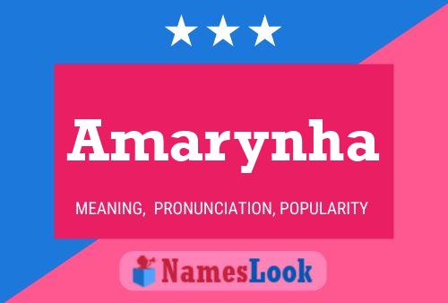 ملصق اسم Amarynha