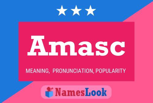 ملصق اسم Amasc