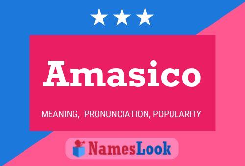 ملصق اسم Amasico